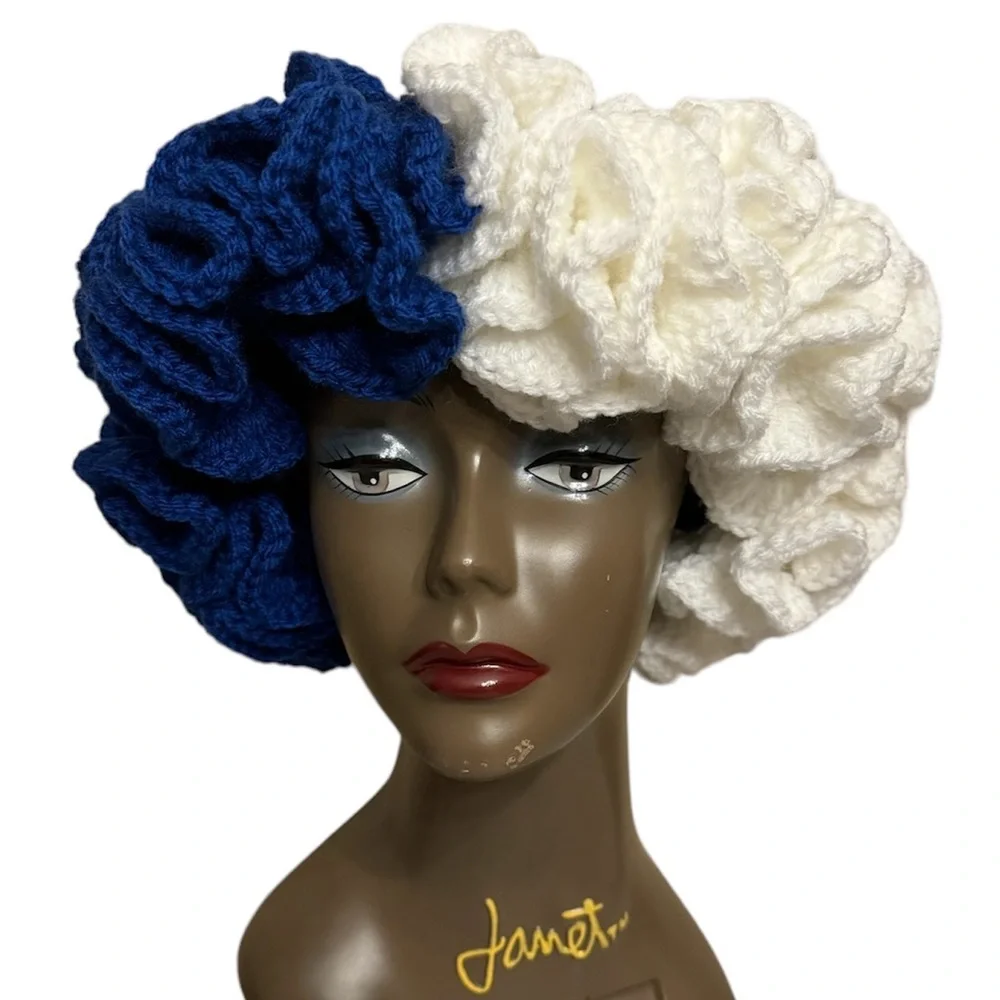 1920 Ruffle Hat - Picture 1 of 2